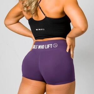 Girls who lift brand booty shorts
